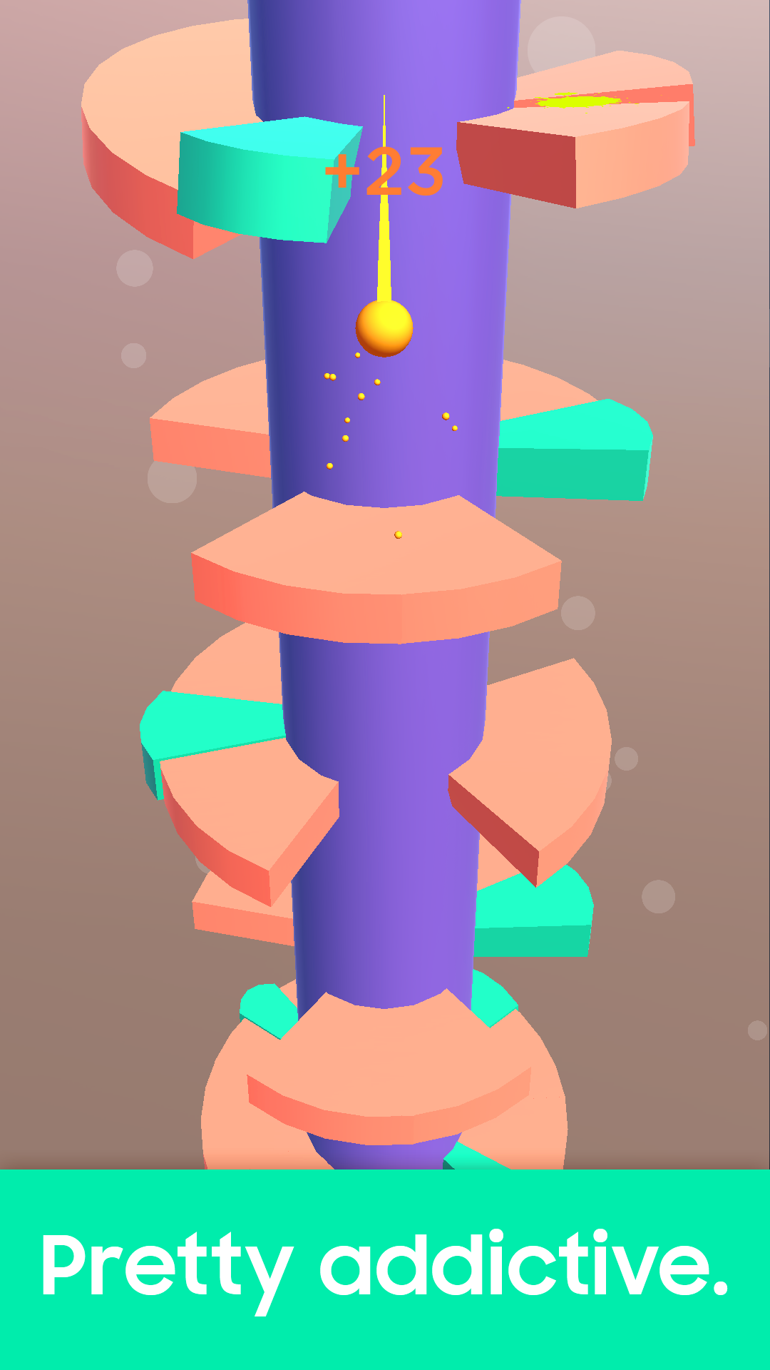 Screenshot 1 of Helix Jump: Spiral Ball Drop Tower 3