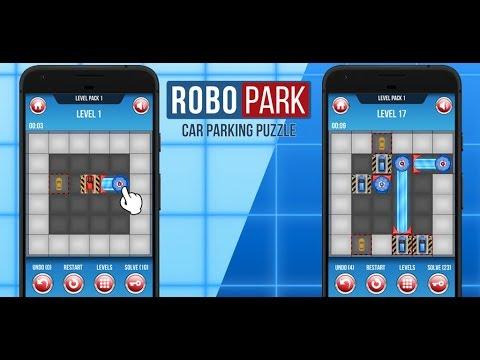 RoboPark : 자동차 주차 퍼즐, Sokoban 게임 밀기 비디오 스크린샷