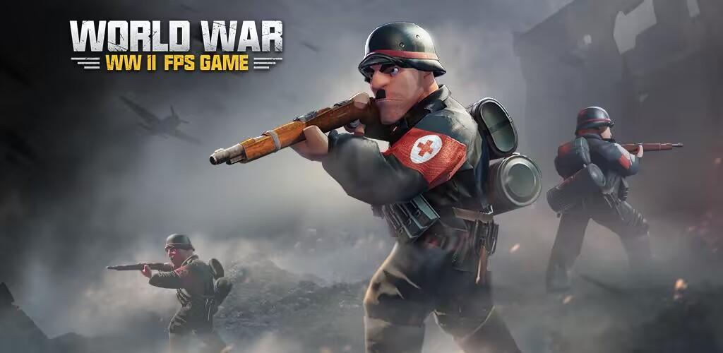 Banner of World War Ⅱ:Heroes Shoot Game 