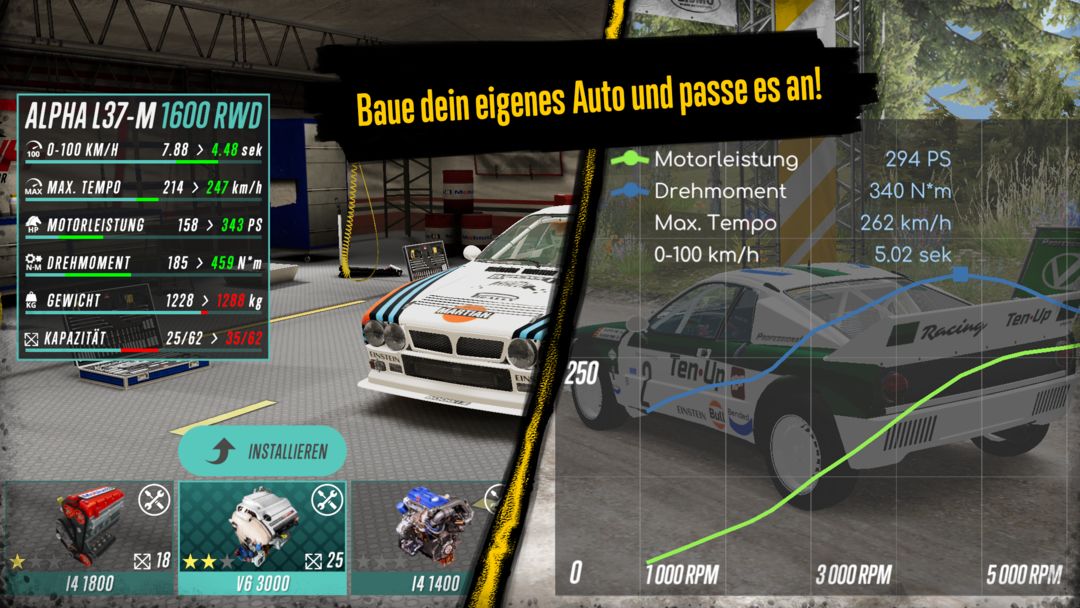 CarX Rally 게임 스크린 샷