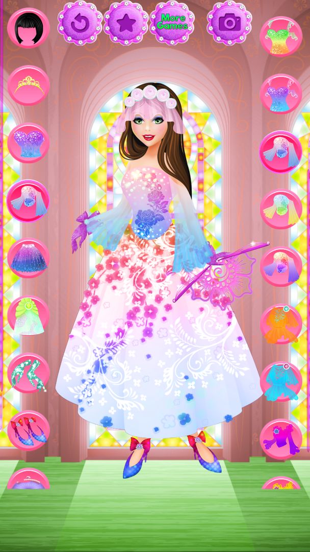 Screenshot of Dress up game for Girls : 6 dressup girls