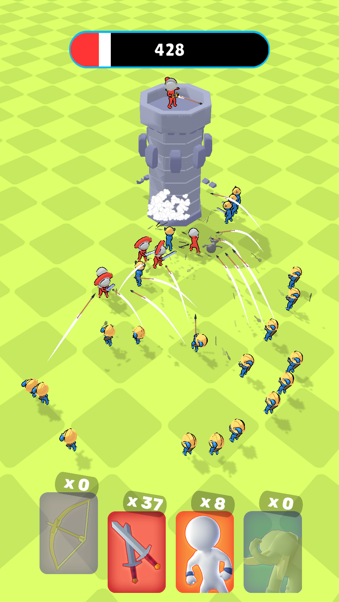 Скриншот игры Merge And Fight: Siege