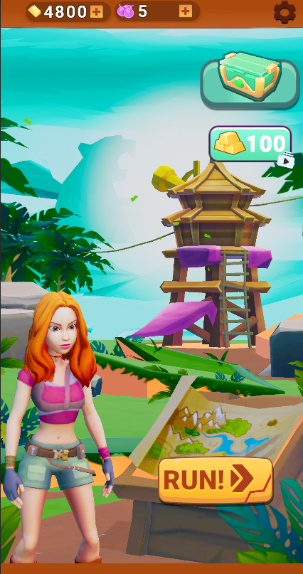 Screenshot of Subway Jumanji Super Run