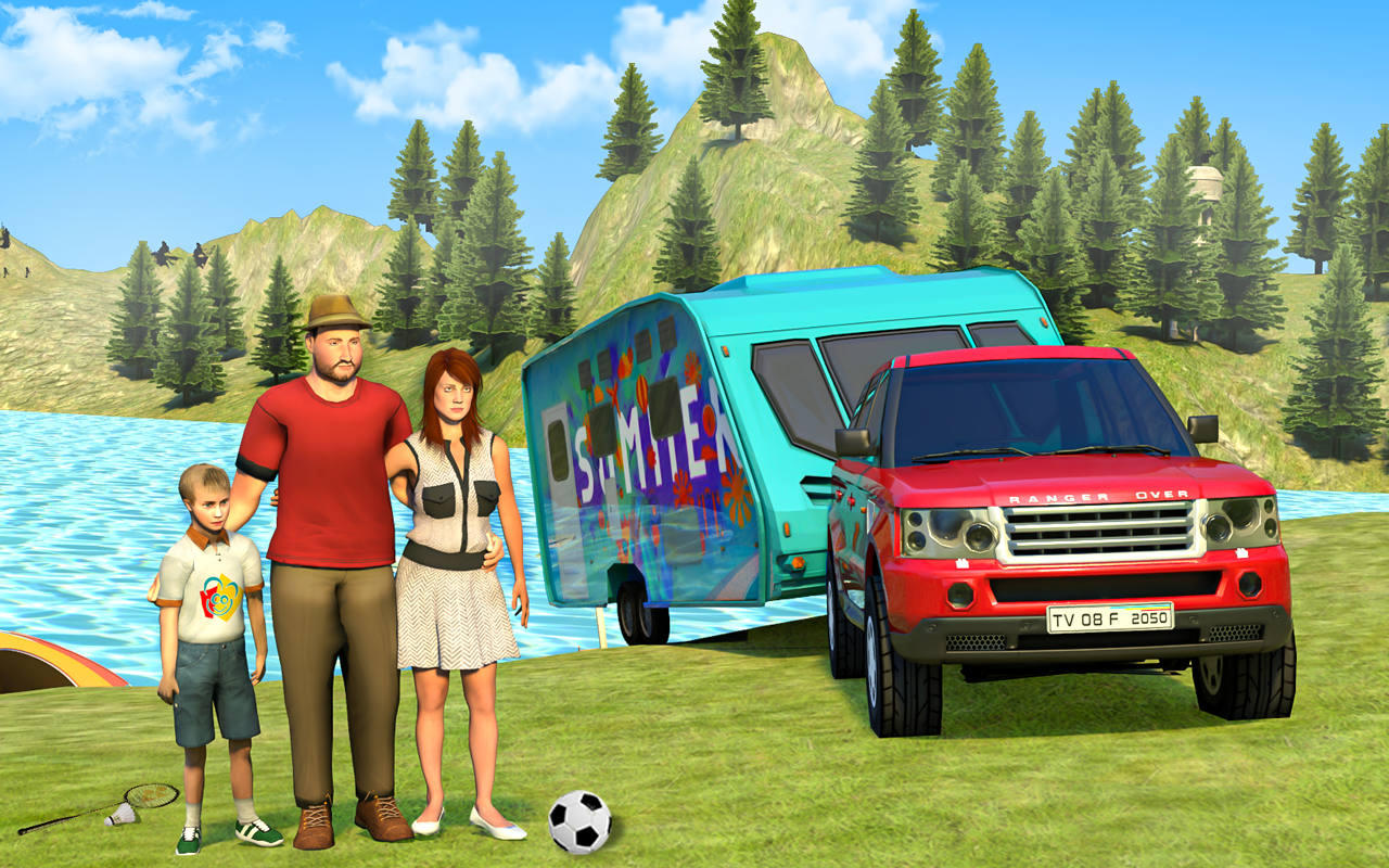 Camper Van Virtual Family Game Game Screenshot