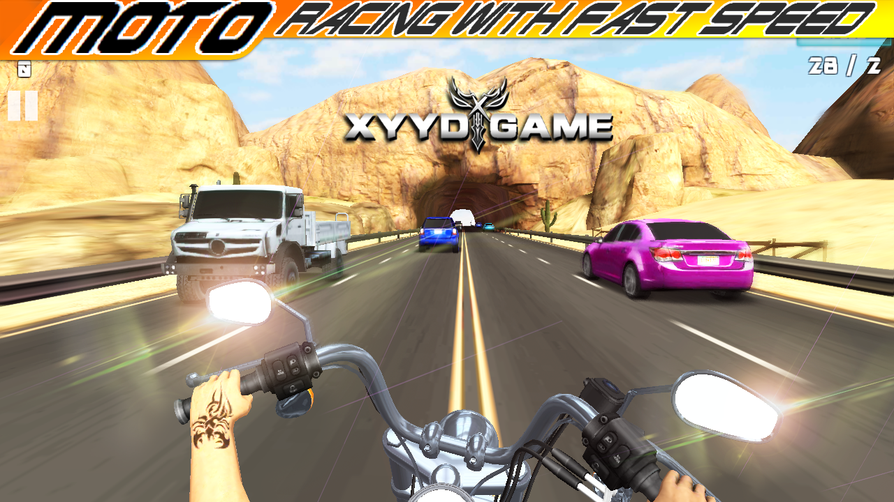 Traffic Moto Racing 2 Game Screenshot