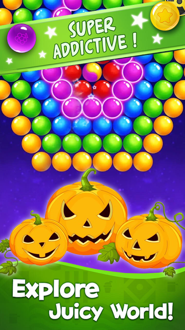 Cuplikan Layar Game Bubble Shooter - Halloween Pop