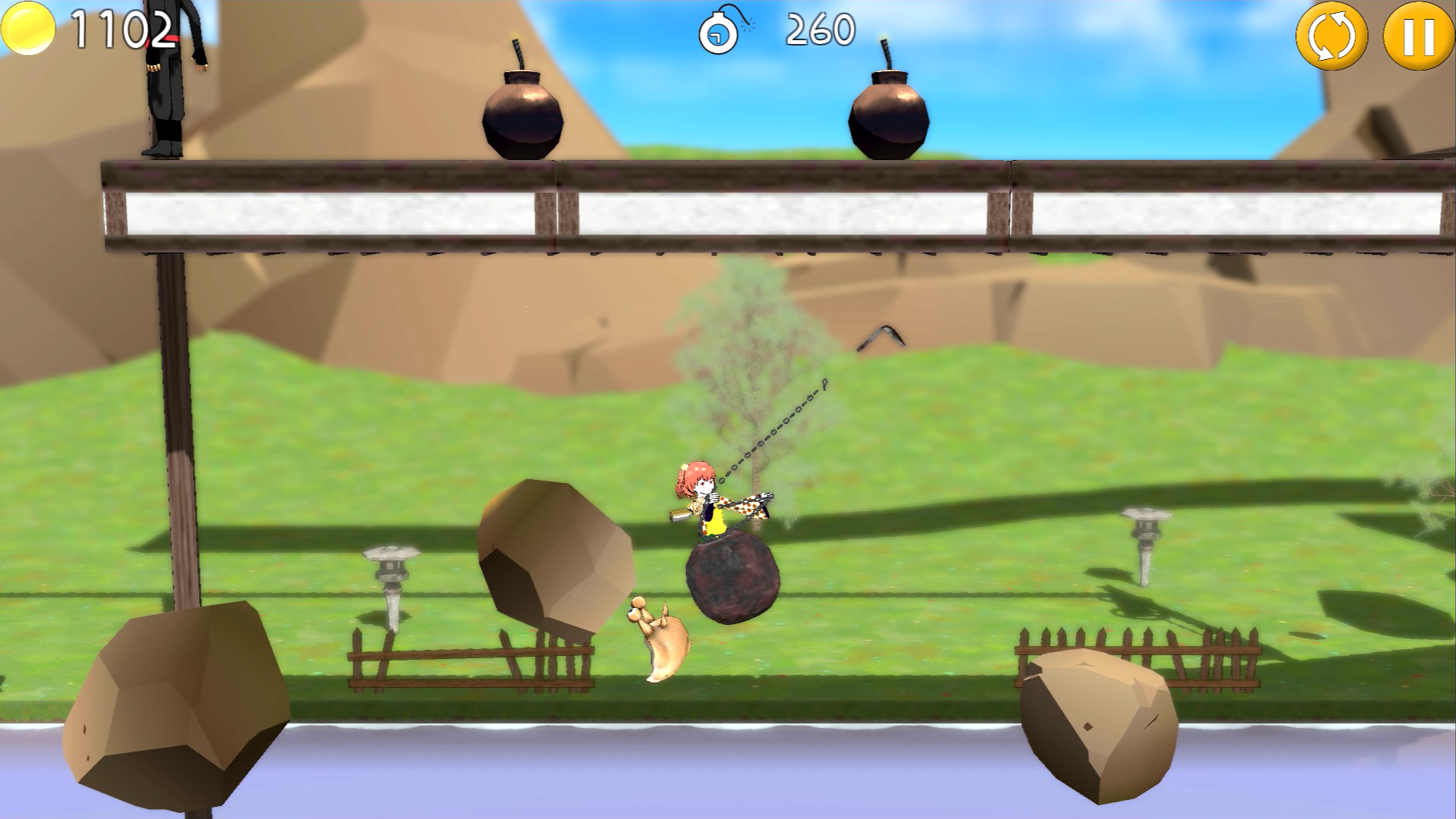 Screenshot of TOUHOU KOSUZU'S PHYSICS GAME!