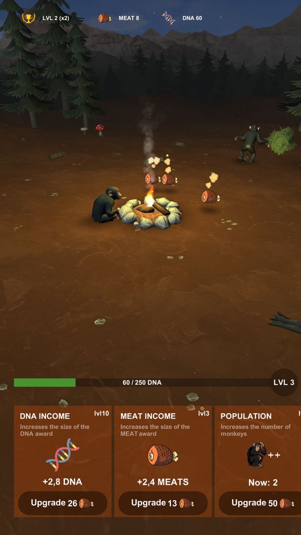 Idle Human Evolution screenshot game
