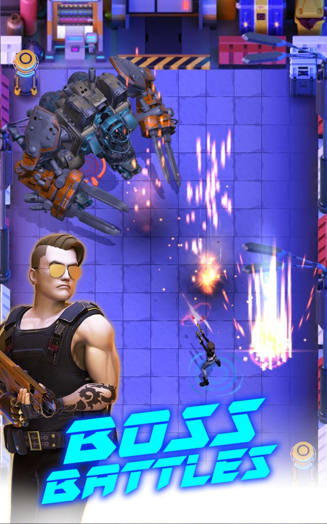 Screenshot of Cyberpunk Hero: Epic Roguelike