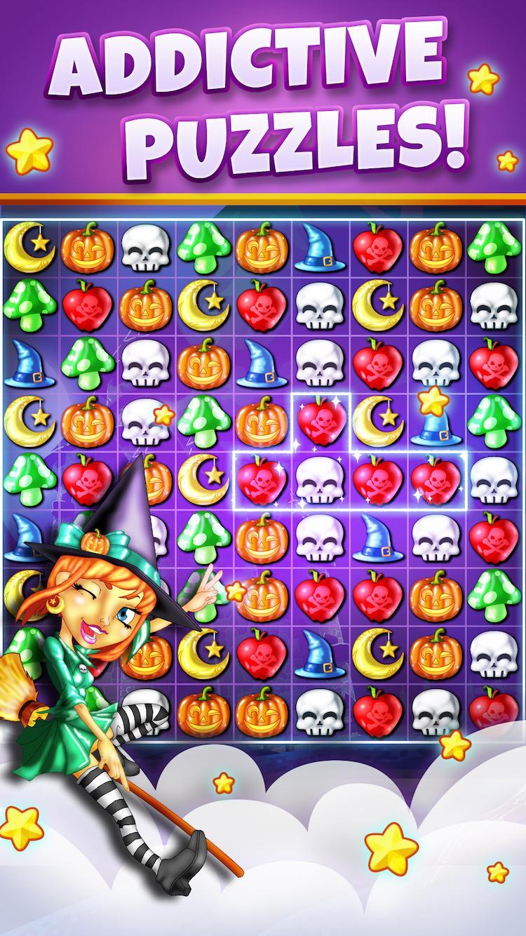 Screenshot of Witch Puzzle - Magic Match 3