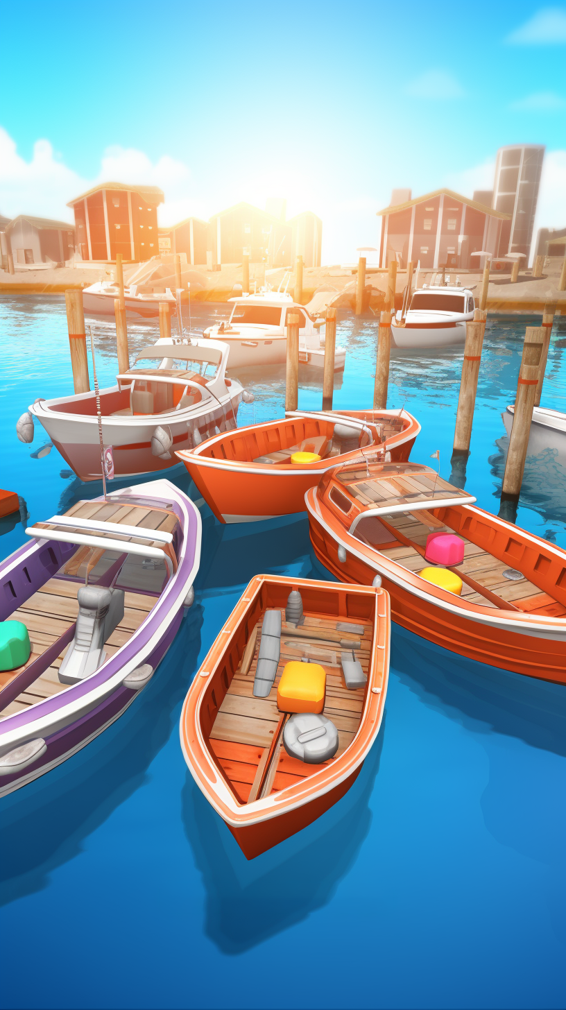 Cuplikan Layar Game Boat Parking Jam Puzzle Games