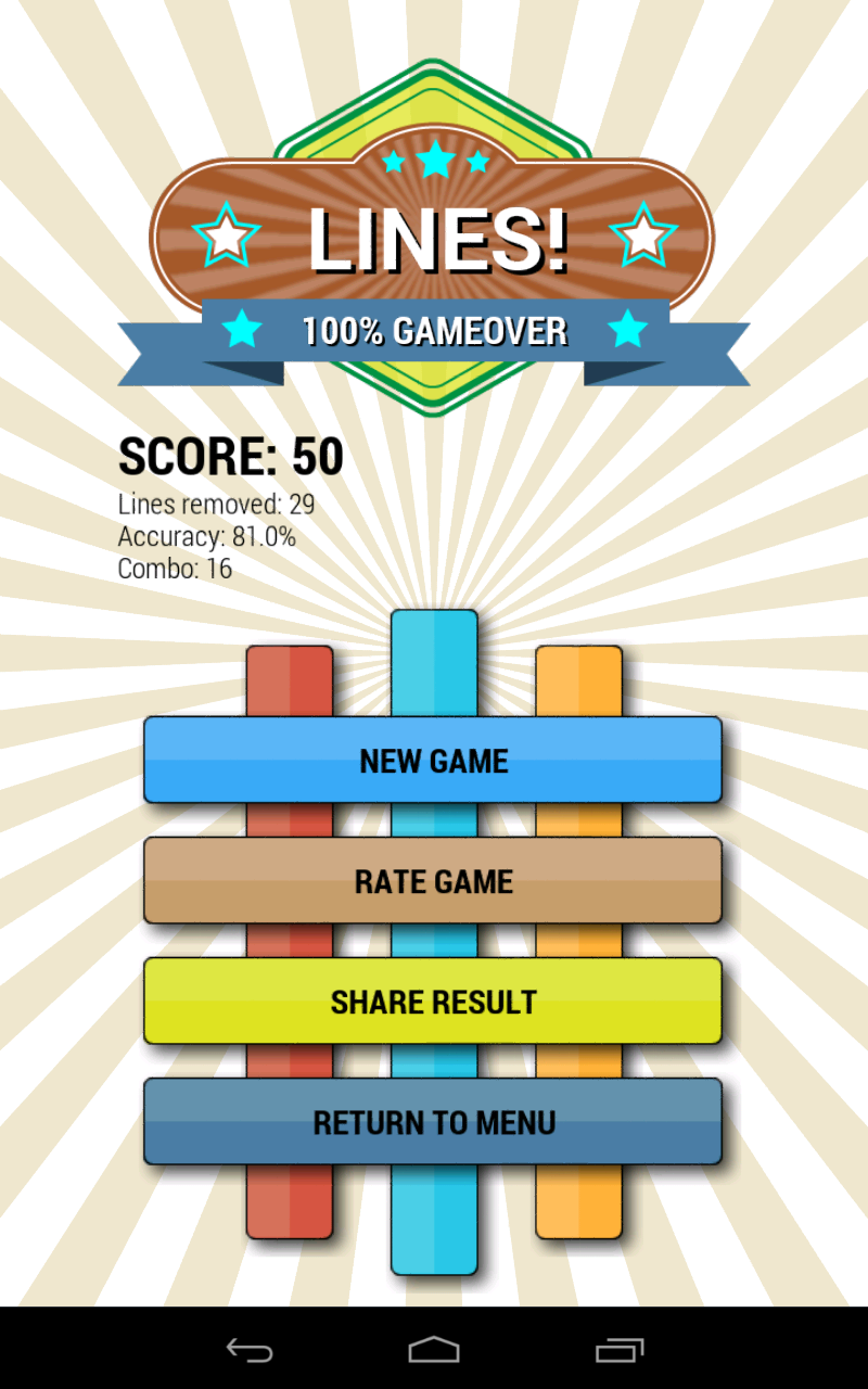 Lines! Game Screenshot
