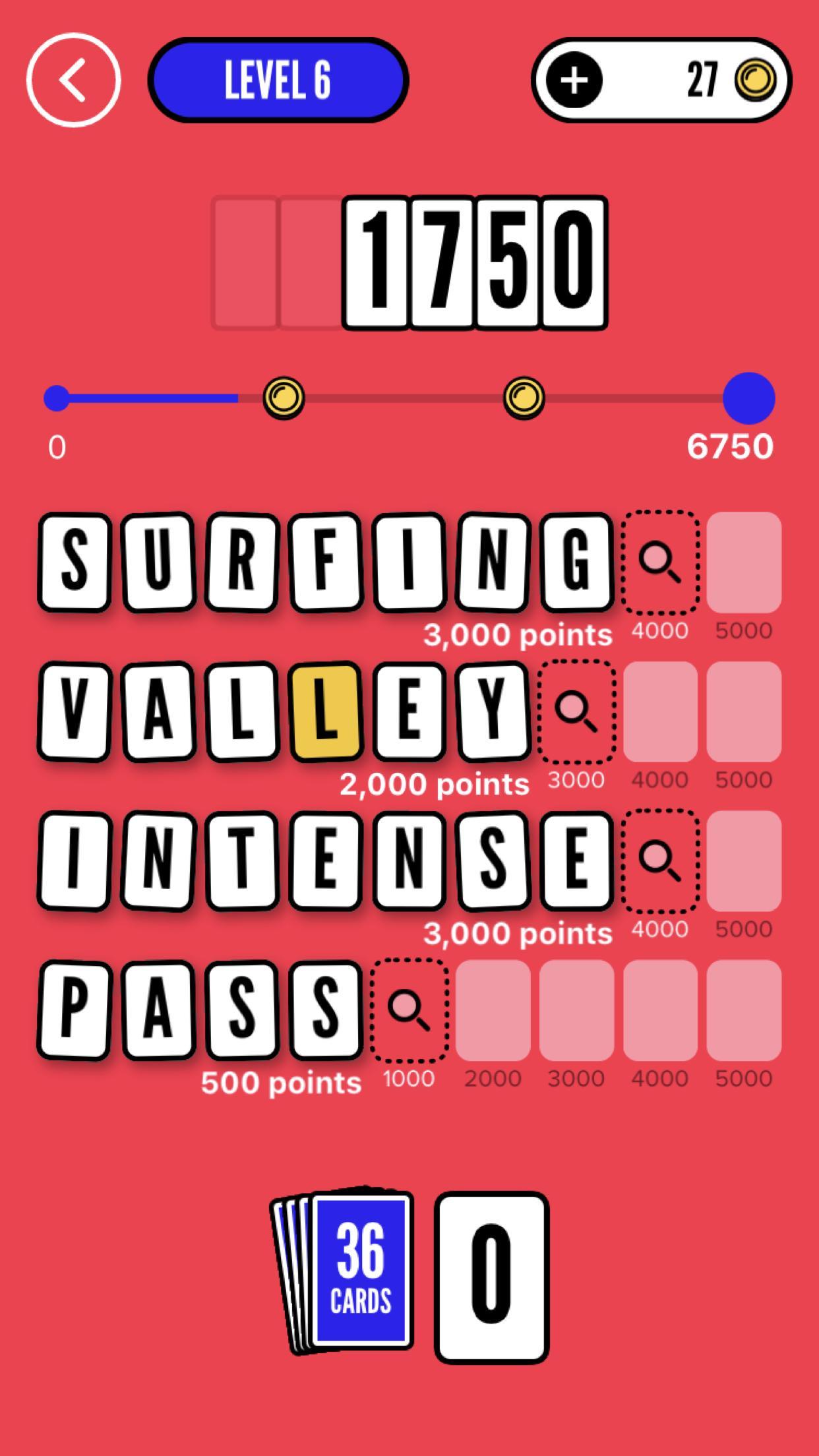 Words Out 遊戲截圖