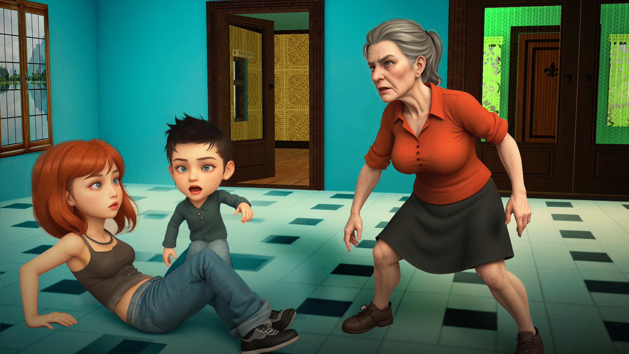 Horror Games Offline Scary 3D Game Screenshot