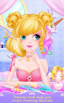 Sweet Princess Hair Salon Game Screenshot