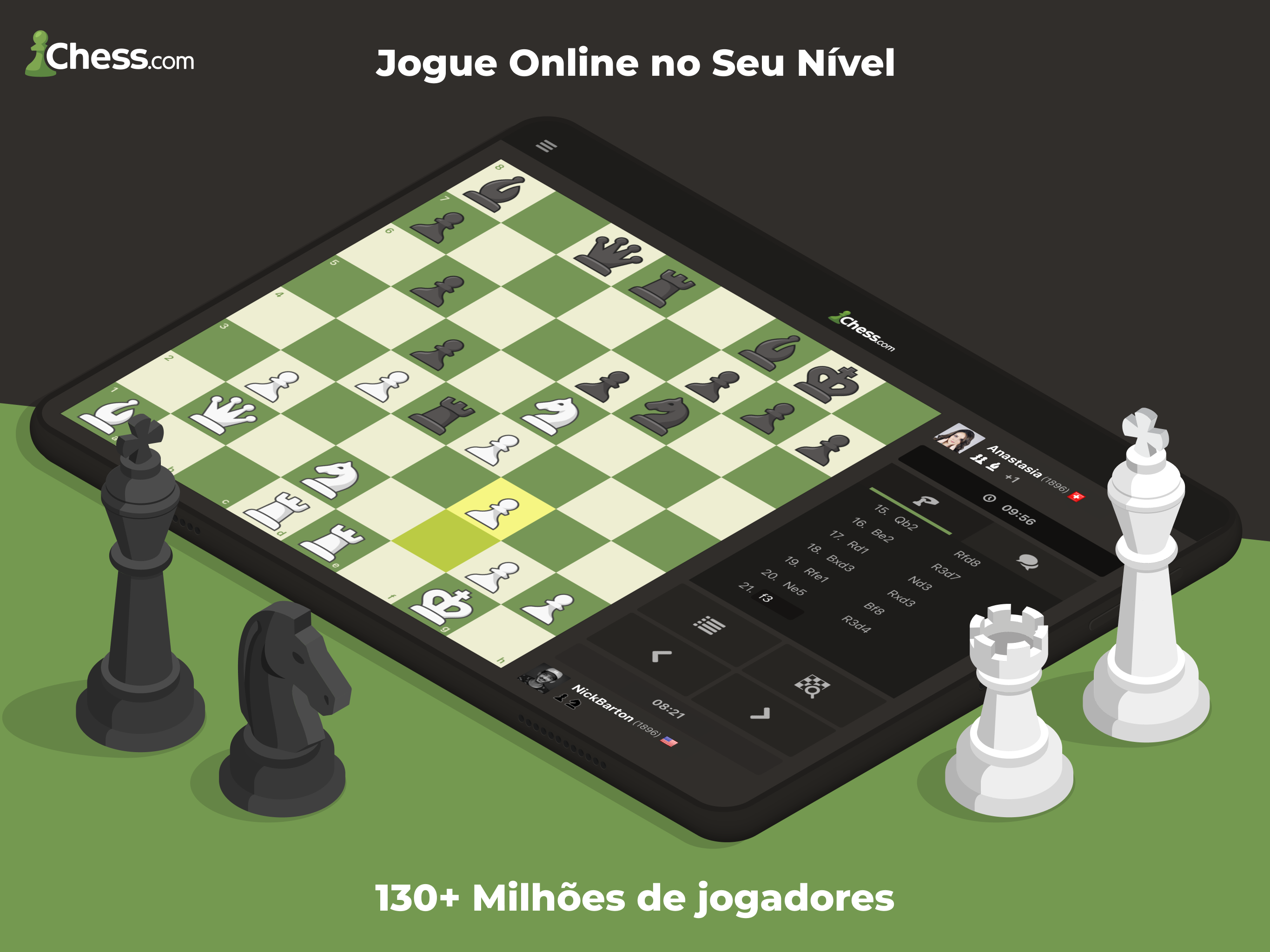Xadrez Jogar e Aprender versão móvel andróide iOS apk baixar  gratuitamente-TapTap