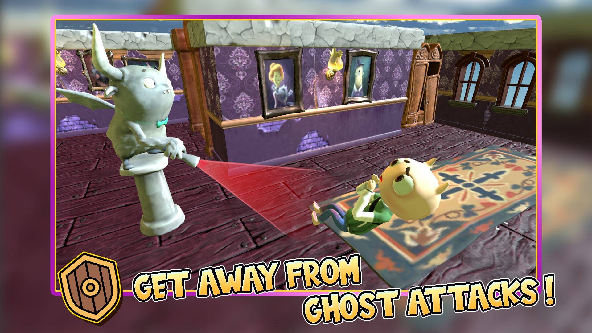 Sneaky Master Game Ghost House Game Screenshot