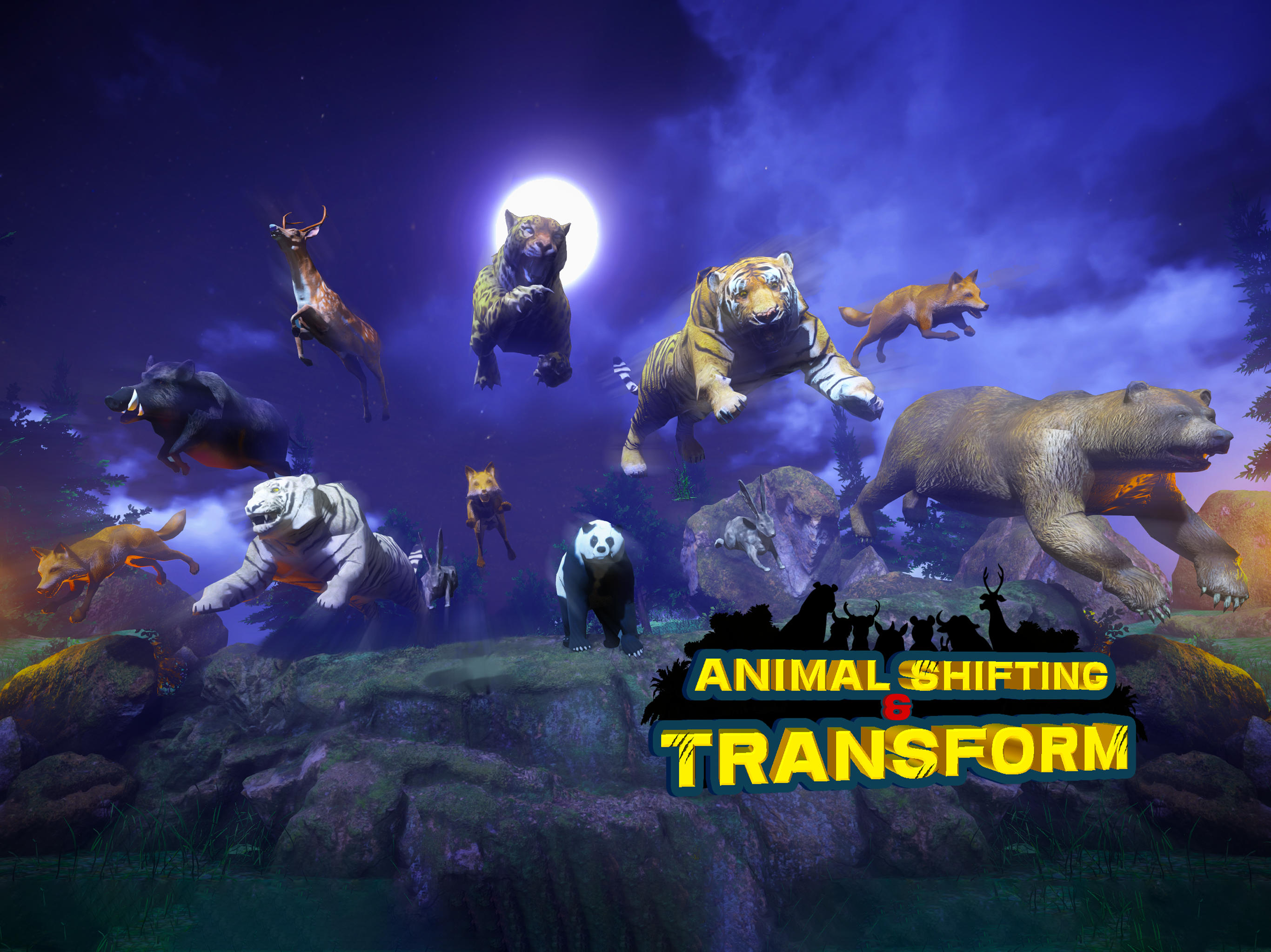 Animal Simulator: Parkour Game Game Screenshot