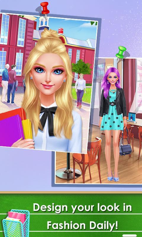 Fashion Daily - Back to School Game Screenshot