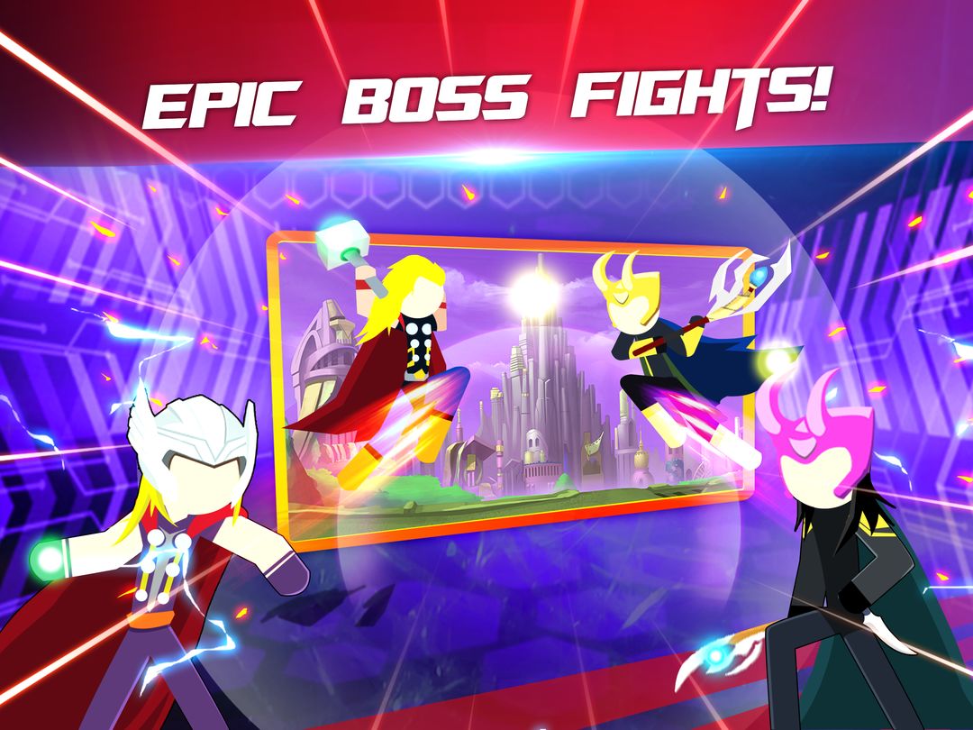 Super Stickman Heroes Fight ภาพหน้าจอเกม