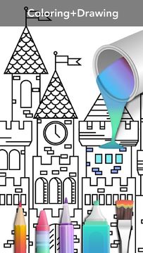 Princess coloring book Game Screenshot