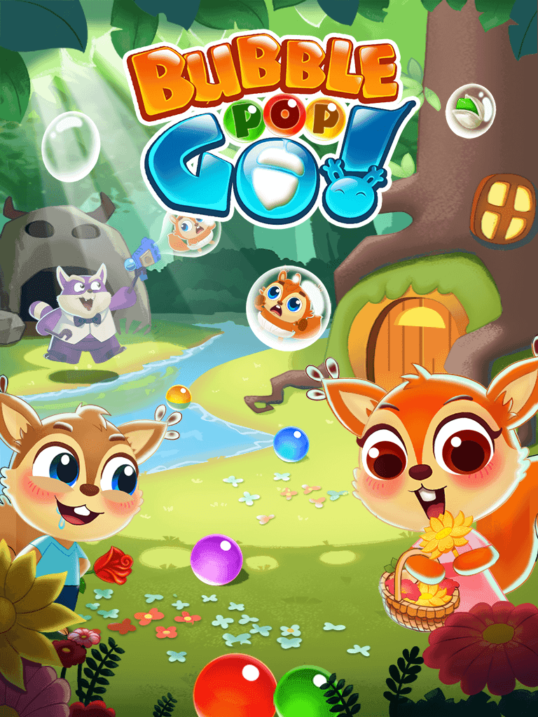 松鼠泡泡传奇-全民泡泡龙弹珠休闲射击游戏 ภาพหน้าจอเกม