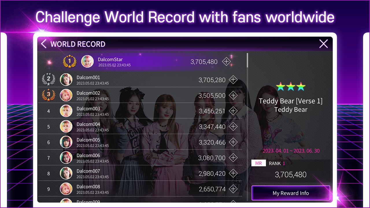 SUPERSTAR STAYC Game Screenshot