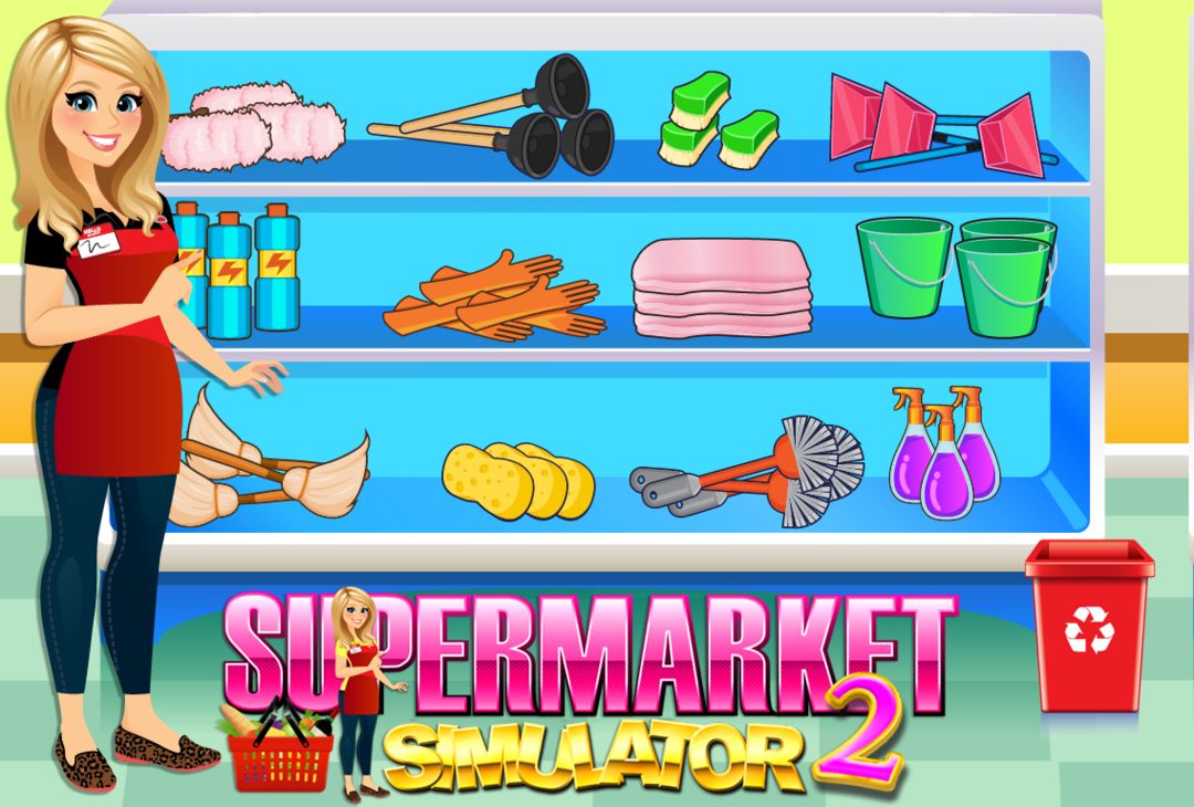 Screenshot of Supermarket Grocery Store Girl