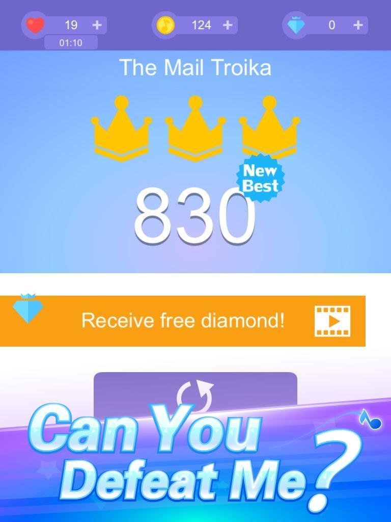 White Tiles 2 : Piano World Game Screenshot
