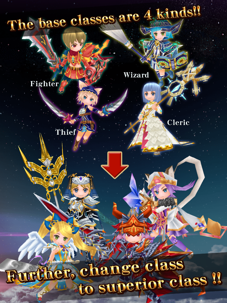 RPG Elemental Knights R (MMO) Game Screenshot