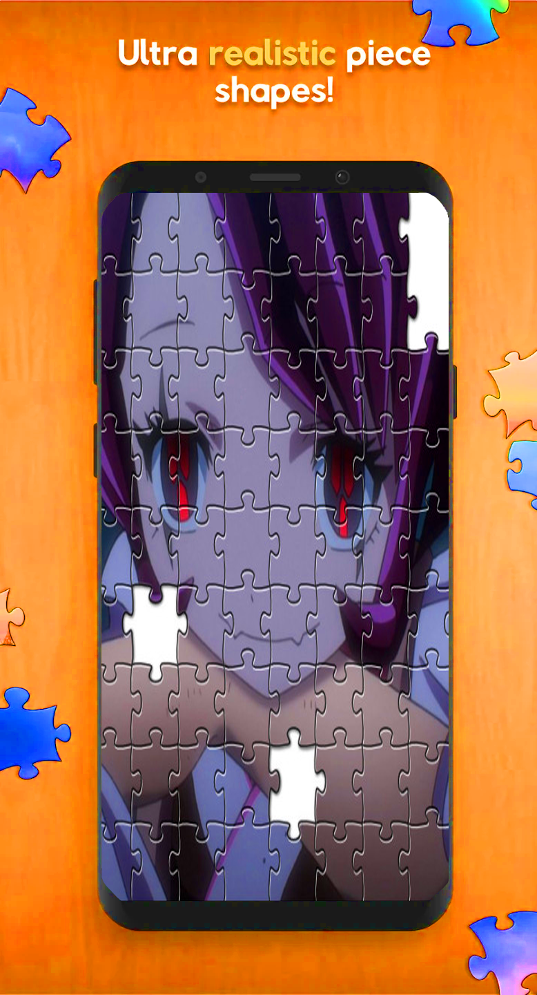 Overlord Anime Jigsaw Puzzle ゲームのスクリーンショット