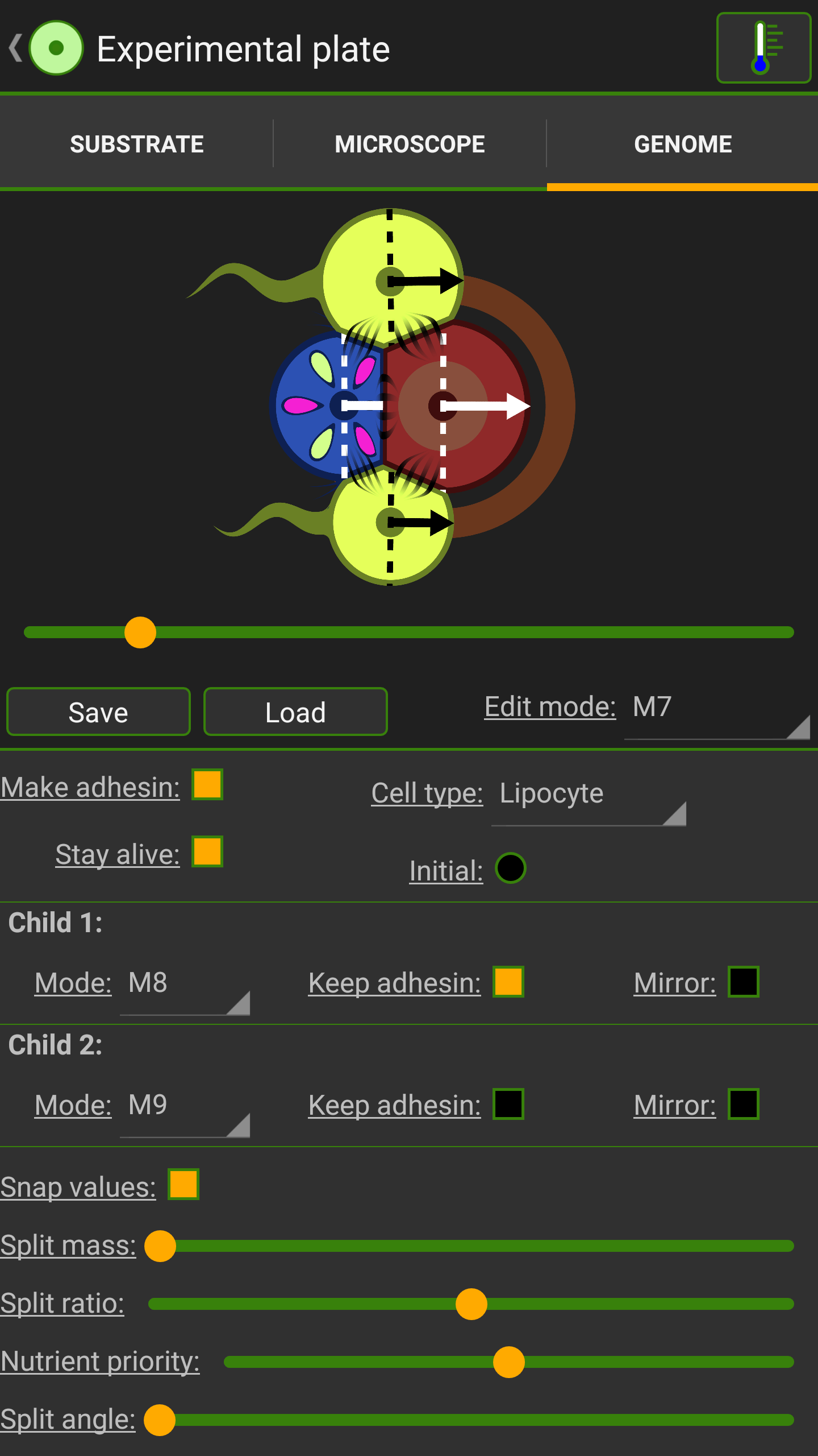 Cell Lab: Evolution Sandbox Game Screenshot