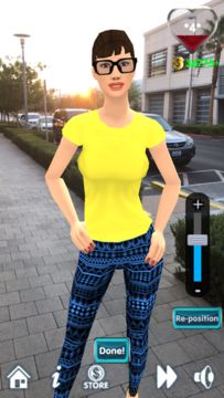 My Virtual Girlfriend AR Game Screenshot