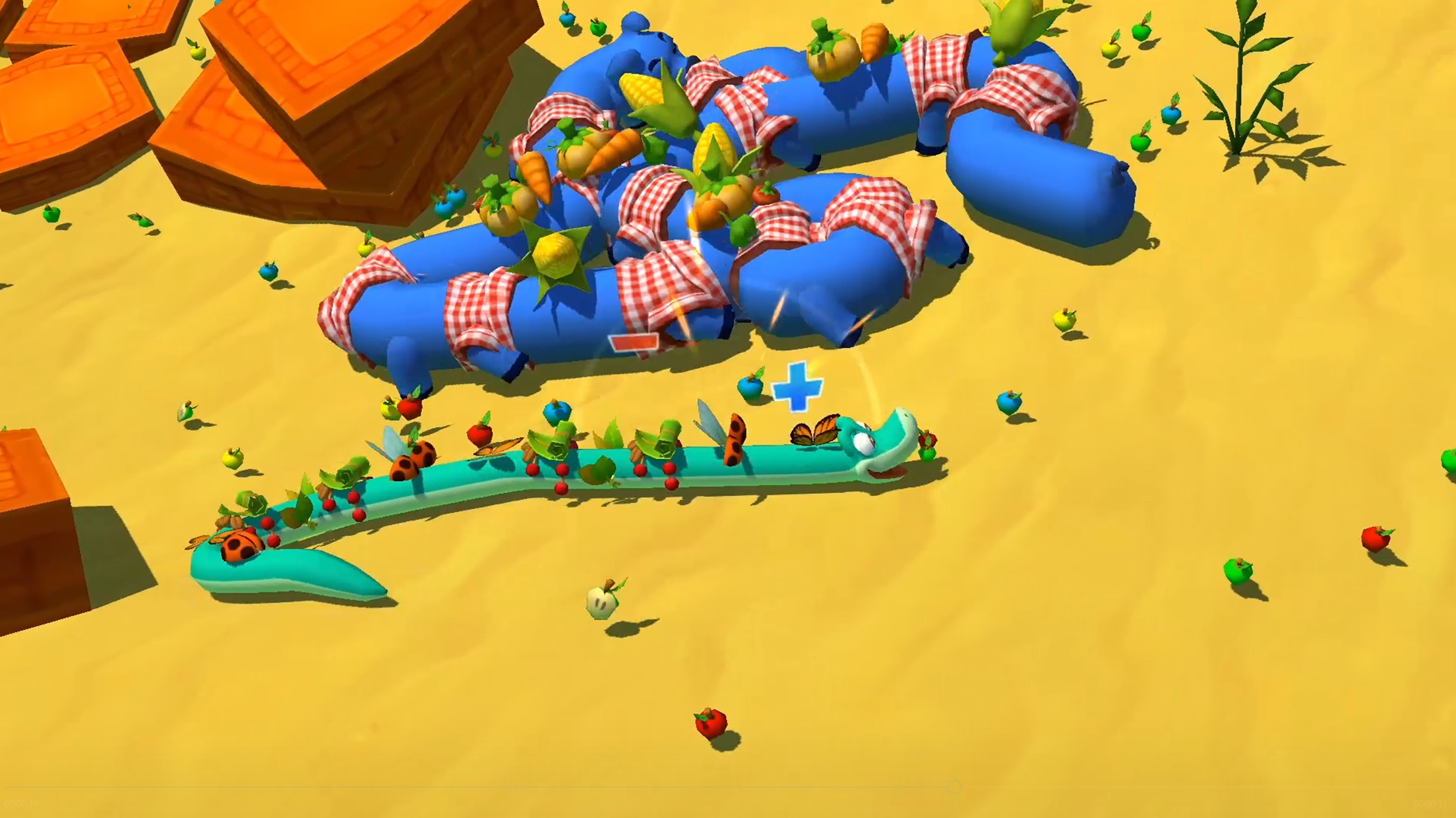Screenshot of Snake Rivals - Fun Snake Game