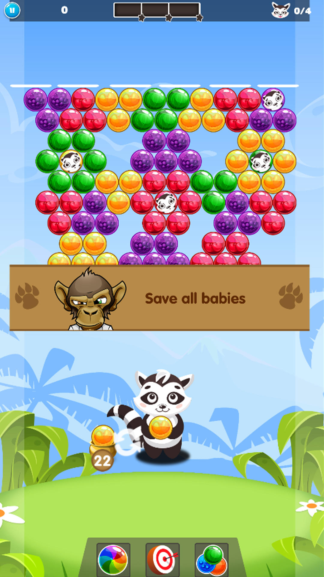 Cuplikan Layar Game Bubble Shooter