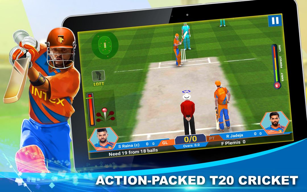 Gujarat Lions T20 Cricket Game screenshot game