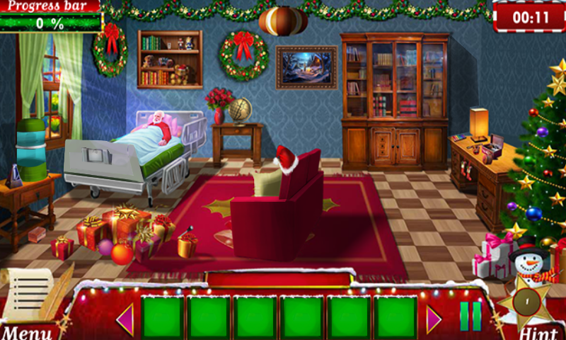 Santa Homecoming Escape Game Screenshot
