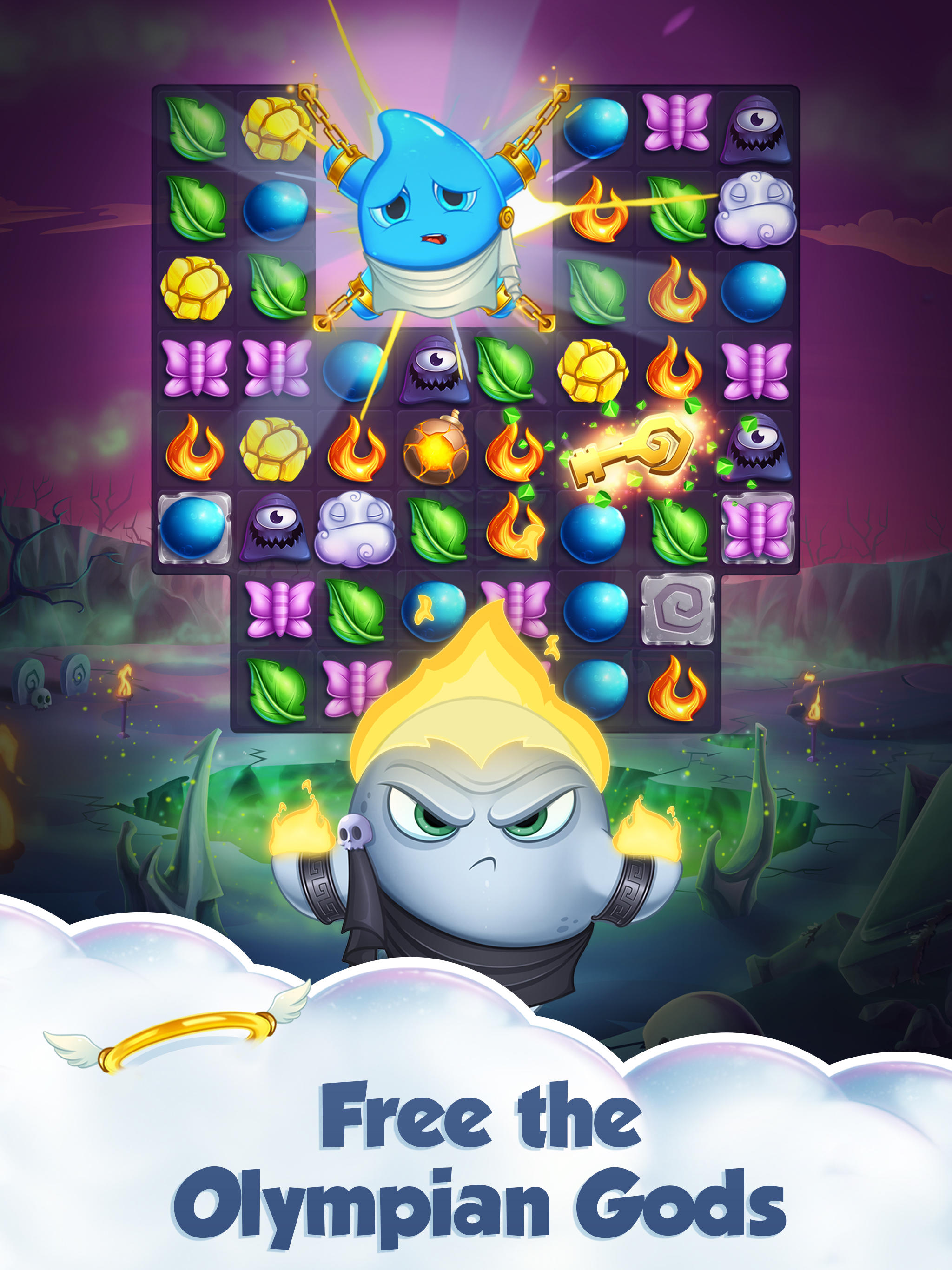 Puzzle Gods Game Screenshot