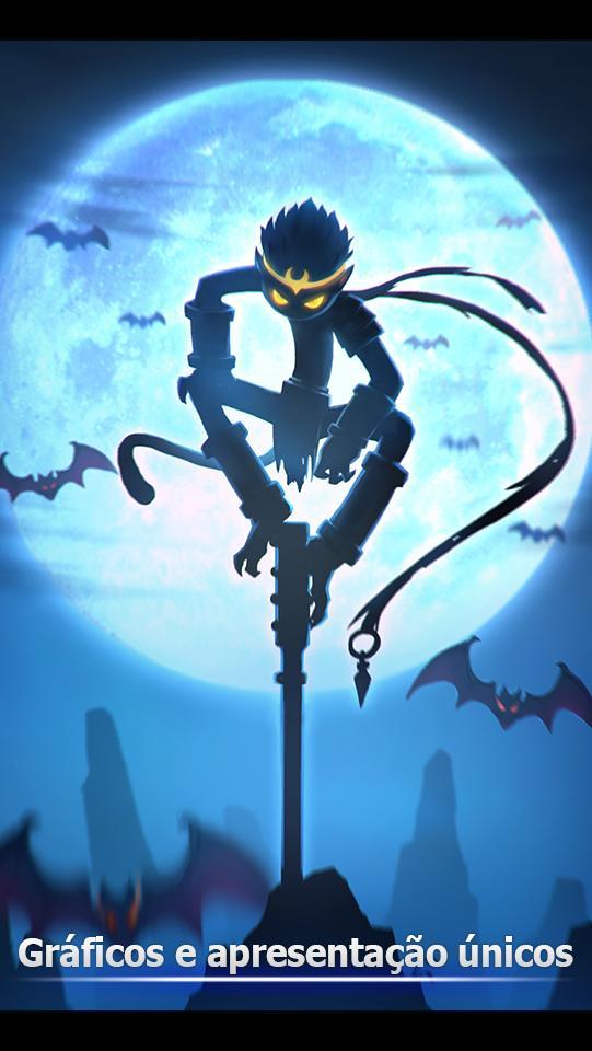 Captura de Tela do Jogo League of Stickman Free- Shado