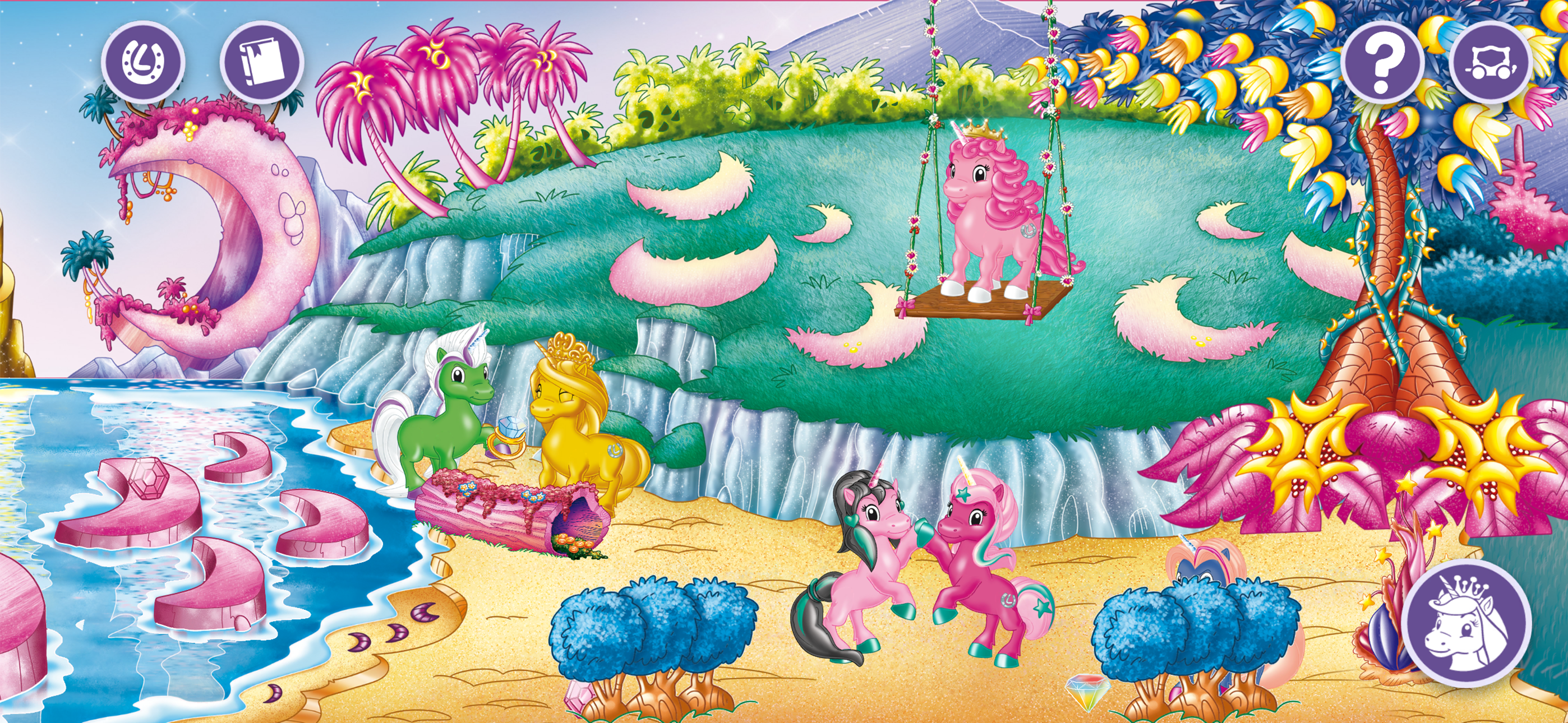 Captura de Tela do Jogo Lissy PONY Magical Adventures