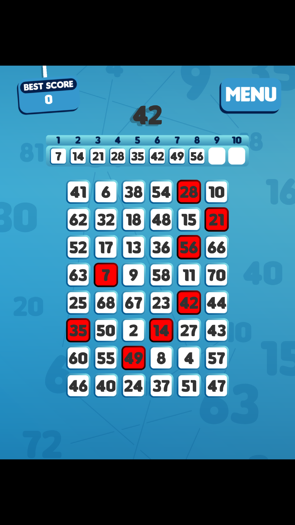 Count With Bucked X Game Screenshot