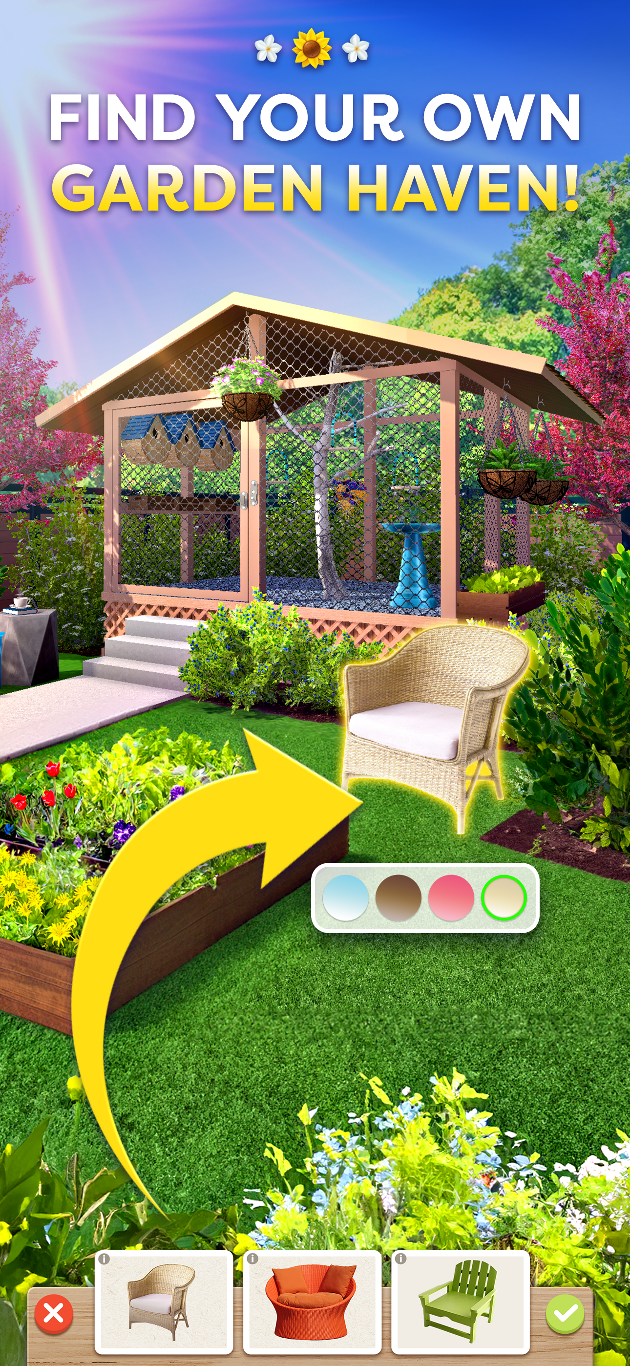 Ellen's Garden Restoration Game Screenshot