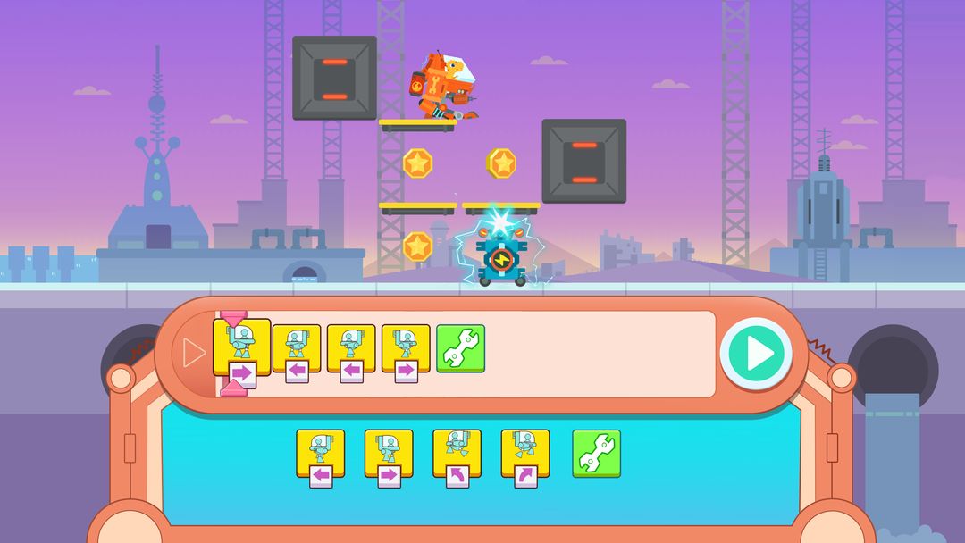 Screenshot of Dinosaur Coding games for kids