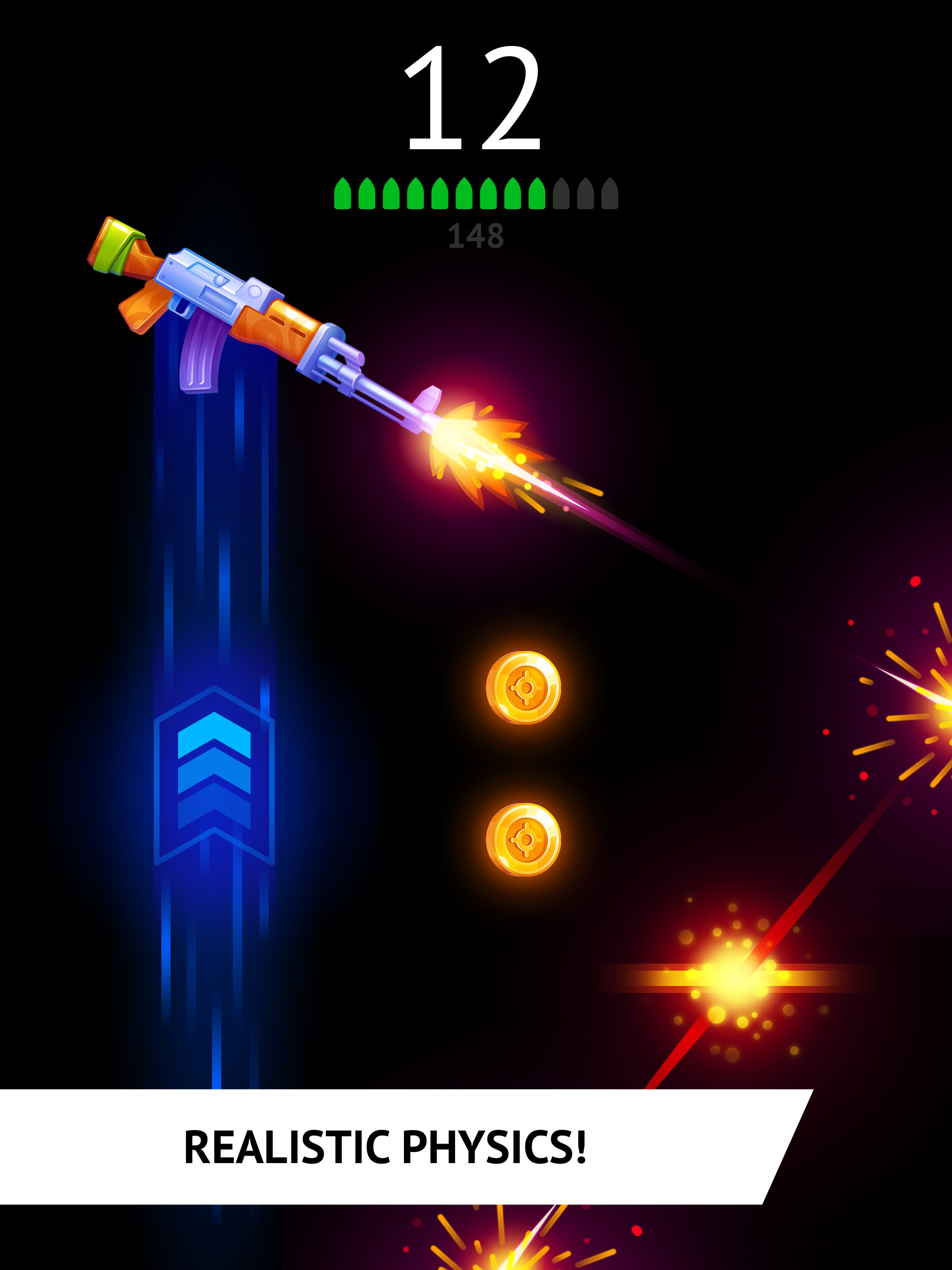 Flip the Gun - Simulator Game Game Screenshot