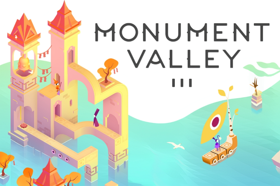 Screenshot of the video of Monument Valley 3 NETFLIX
