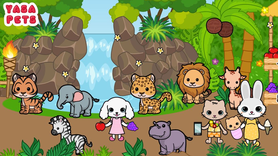 Yasa Pets Island 게임 스크린 샷