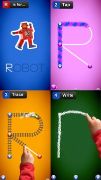 Captura de Tela do Jogo LetterSchool - learn write abc