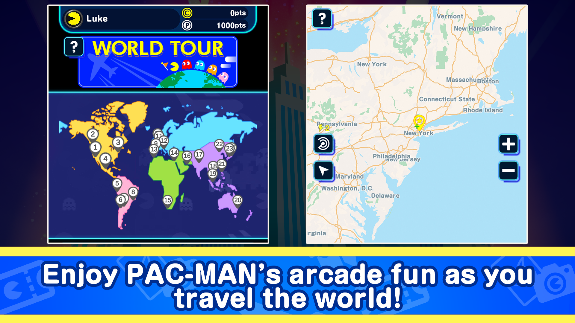 Cuplikan Layar Game PAC-MAN GEO