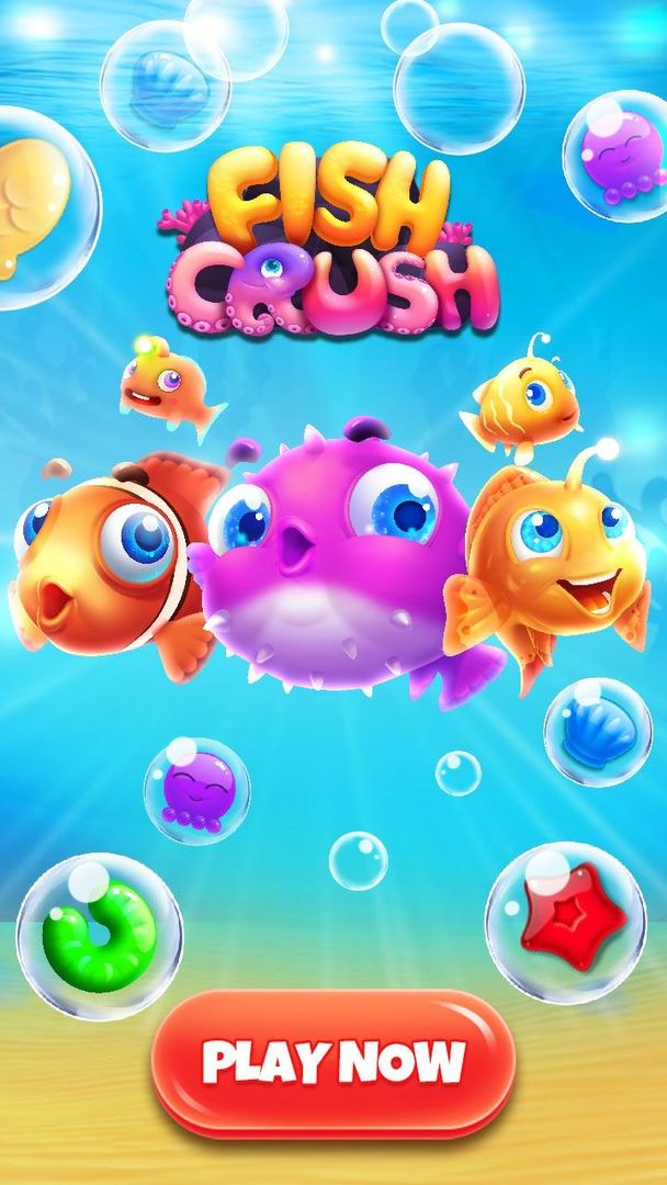Screenshot of Fish Crush 2023- blast&match3