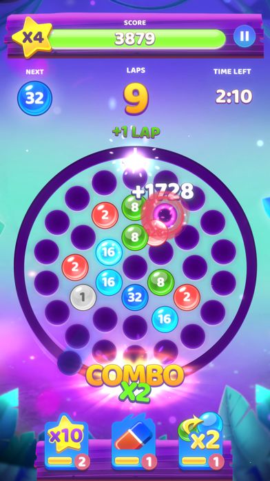 Laps Fuse: Puzzle with Numbers screenshot game